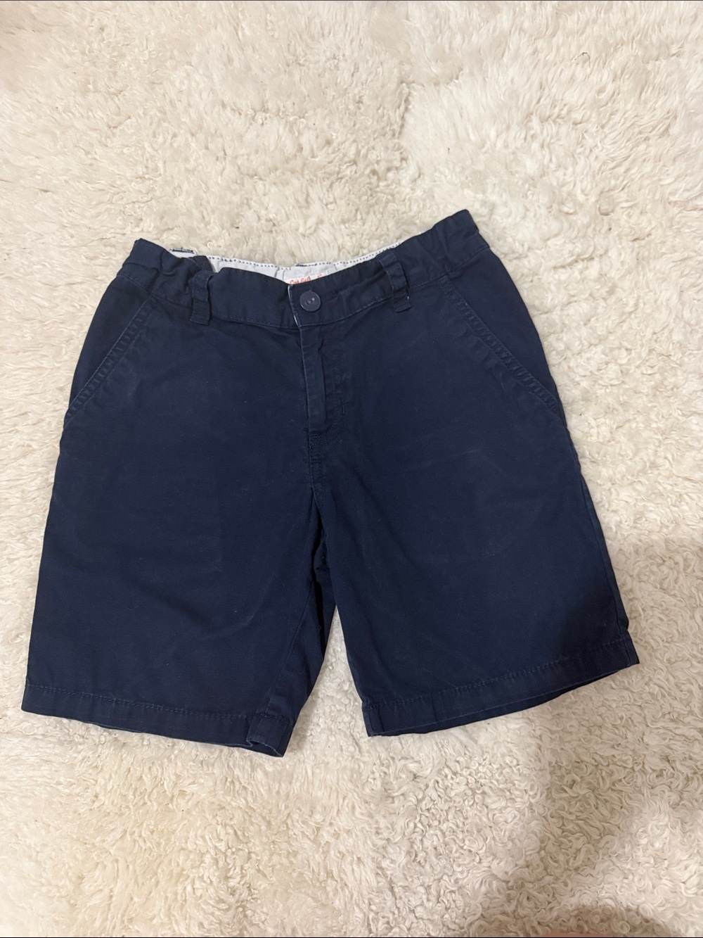 EUC Cat & Jack Boys Navy Blue Chino Shorts 8